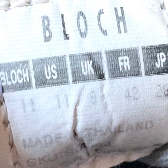 Silver Black BLOCH Mesh Trainer Dance Boost Comfort Sneakers Sz 11 - Picture 10 of 12